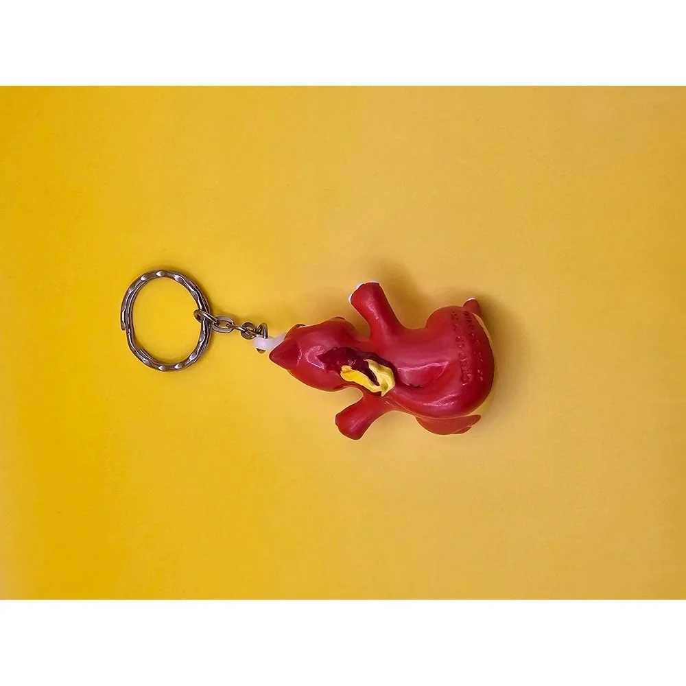 Pokemon Charmeleon Figure Keychain‎ / Phone Strap Early 90s Rare Nintendo Japan